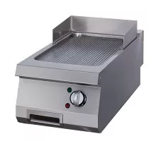 Premium Griddle - Grooved Chrome - Single Unit - 90cm Deep - Electric