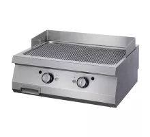 Premium Griddle - Grooved Chrome - Двойной блок - Глубина 90 см - Электрический
