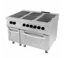Premium plīts - 6 degļi - 90 cm dziļumā - ar cepeškrāsni - elektriska