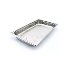 Gastronorm trauks - 1/1 GN - 6,5 cm dziļš - Nerūsējošais tērauds - Perforēts