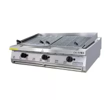 Premium Chargrill - 3 зоны - тройной блок - глубина 90 см - газ