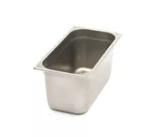 Gastronorm konteiners - 1/3 GN - 15 cm dziļš - nerūsējošais tērauds