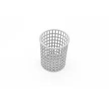 Trauku mazgājamās mašīnas galda piederumu grozs - apaļš - ∅10 x H13cm