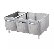 Premium statīvs - trīskāršais - 90 cm dziļš - ar durvīm