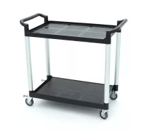 Serving Trolley – 2 Plastic Shelves – 103 x 50,5cm