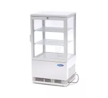 Витрина для хранения - 58 л - 43 см - белая