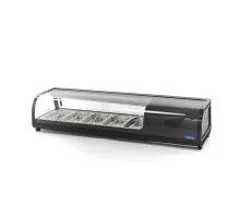 Sushi un Tapas Displejs - 52L - ietver 5 x 1/3 GN - Galda virsma
