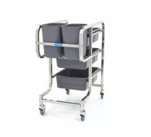 Cleaning Trolley - incl 5 Bins