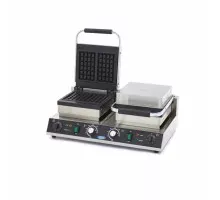 Vafeļu pagatavošanas ierīce - 4 gabali - kvadrātveida - dubultā