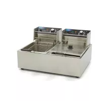 Deep Fryer - 2 x 6L - 2 Baskets - up to 2,4kg of Fries