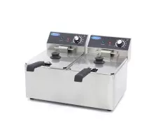 Deep Fryer - 2 x 8L - 2 Baskets - up to 2,8kg of Fries