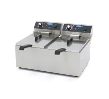 Deep Fryer - 2 x 11L - 2 Baskets - up to 2,8kg of Fries