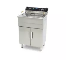 Deep Fryer - 30L - 1 Basket - with Drain Tap and Stand