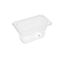 Gastronorm konteiners - 1/9 GN - 10 cm dziļš - polikarbonāts