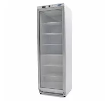 Saldētava - 400L - balta - ar stikla durvīm