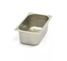Gastronorm konteiners - 1/4 GN - 10 cm dziļš - nerūsējošais tērauds