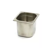 Gastronorm trauks - 1/6 GN - 15 cm dziļš - nerūsējošais tērauds