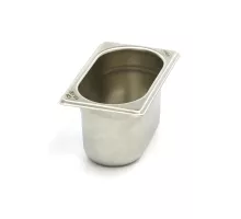 Gastronorm trauks - 1/9 GN - 10 cm dziļš - nerūsējošais tērauds