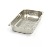 Gastronorm trauks - 1/1 GN - 10 cm dziļš - nerūsējošais tērauds - perforēts