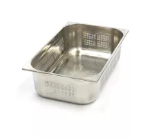 Gastronorm trauks - 1/1 GN - 15 cm dziļš - nerūsējošais tērauds - perforēts