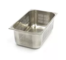Gastronorm trauks - 1/1 GN - 20 cm dziļš - nerūsējošais tērauds - perforēts
