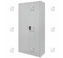 Szafa biurowa metalowa FURVERO W-101 S/S na dokumenty szara S- 90 cm G- 40 cm H-185 cm skręcana N