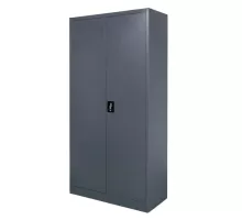 Szafa biurowa metalowa FURVERO W-101 G/G na dokumenty grafitowa S- 90 cm G- 40 cm H-185 cm skręcana N