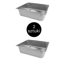 Gastronorm konteiners - 2/1 GN - 20 cm dziļš