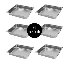 Gastronorm konteiners - 2/3 GN - 6.5 cm dziļš