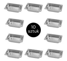 Gastronorm konteiners - 1/4 GN - 6.5 cm dziļš