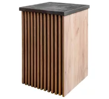 Cabinet with slats H-86 cm L-51 cm G-55 cm artisan oak N