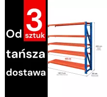 Металлический складской стеллаж FORTIS LIGHT 2000x800x400 mm