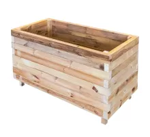 Wooden planter H- 74 cm L- 120 cm G- 60 cm N