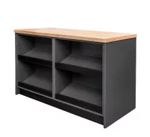 Trade stand with impulses H- 90 cm L- 125 cm G- 60 cm anthracite 0164 N
