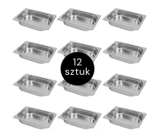 Gastronorm konteiners - 1/2 GN - 6.5 cm dziļš