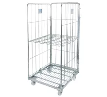 Universal ruļļu konteineris, trīs sienas, viena plaukts N