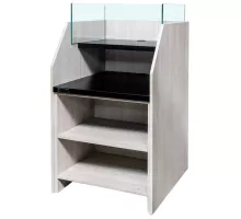 Hot-dog cabinet H-134 cm L-70 cm G-80 cm Liberty Elm N