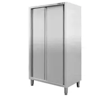 Nerūsējošā tērauda noliktavas skapis 2-durvju S-100 cm G-60 cm H-200 cm N