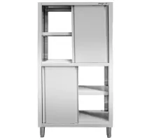 Nerūsējošā tērauda caurstaigājama sadalīta skapis S-100 cm G-60 cm H-200 cm N