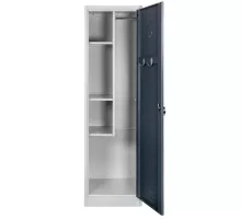 Metāla tīrīšanas skapis J-50/P pelēks/grafīta priekšpuse S-50 cm G-50 cm H-180 cm skrūvējams N