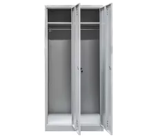 BHP apģērbu skapis J-80 2 durvju pelēks S-80 cm G-50 cm H-180 cm skrūvēts N