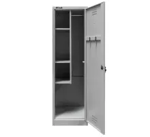 Metāla skapju šķirošanas J-50/P pelēks S-50 cm G-50 cm H-180 cm skrūvēta N