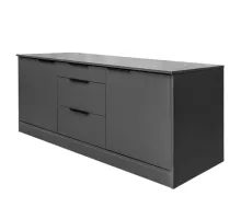 Mobile cabinet for coffee machine H- 87 cm L- 184 cm G- 76 cm anthracite 0164 N
