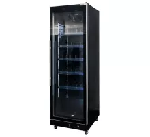 Refrigerated display cabinet DIEGO R62 Prestige black S-62 cm G-63 cm H-198 cm N