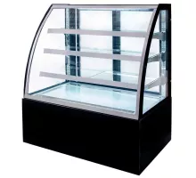 Konditorejas vitrīna CLARA S120 S-120 cm G-70 cm H-140 cm black N