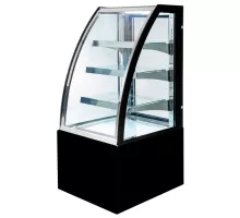 Кондитерская витрина CLARA S60 S-60cm G-70 cm H-140 cm черная N