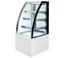 Konditorejas vitrīna CLARA S60 S-60cm G-70 cm H-140 cm balta N