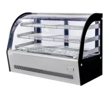 Adjustable heated display case CLARA MINI S90H s-90cm G-53 cm H-69 cm inox N