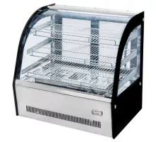 Adjustable heating showcase CLARA MINI S66H S-66 cm G-53 cm H-69 cminox N