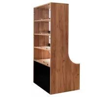 Витрина магазина для печенья и конфет H-162 cm L-80 cm G-60 cm дуб крафт N